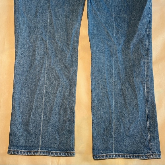 Veronica Beard- Joey Straight Leg High Rise Jeans in Mid Wash Beacon Size 30 - Picture 7 of 9